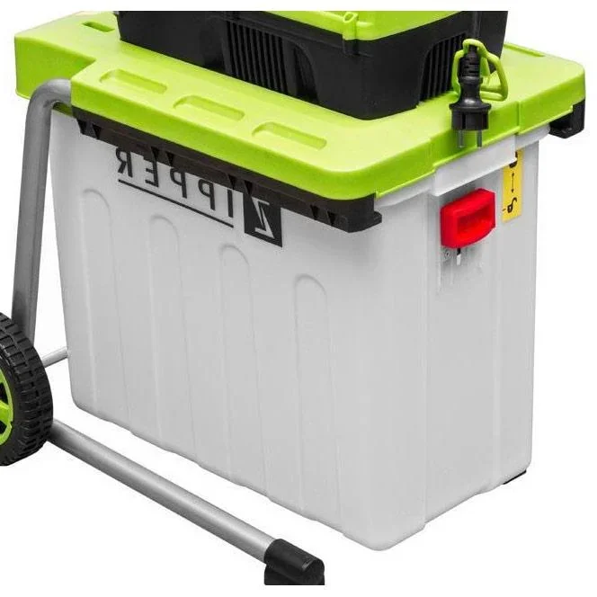 Schredder - 2800W - 60L Auffangbehälter - Ø44 cm - 1