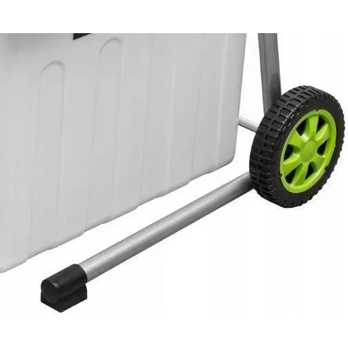 Schredder - 2800W - 60L Auffangbehälter - Ø44 cm - 2