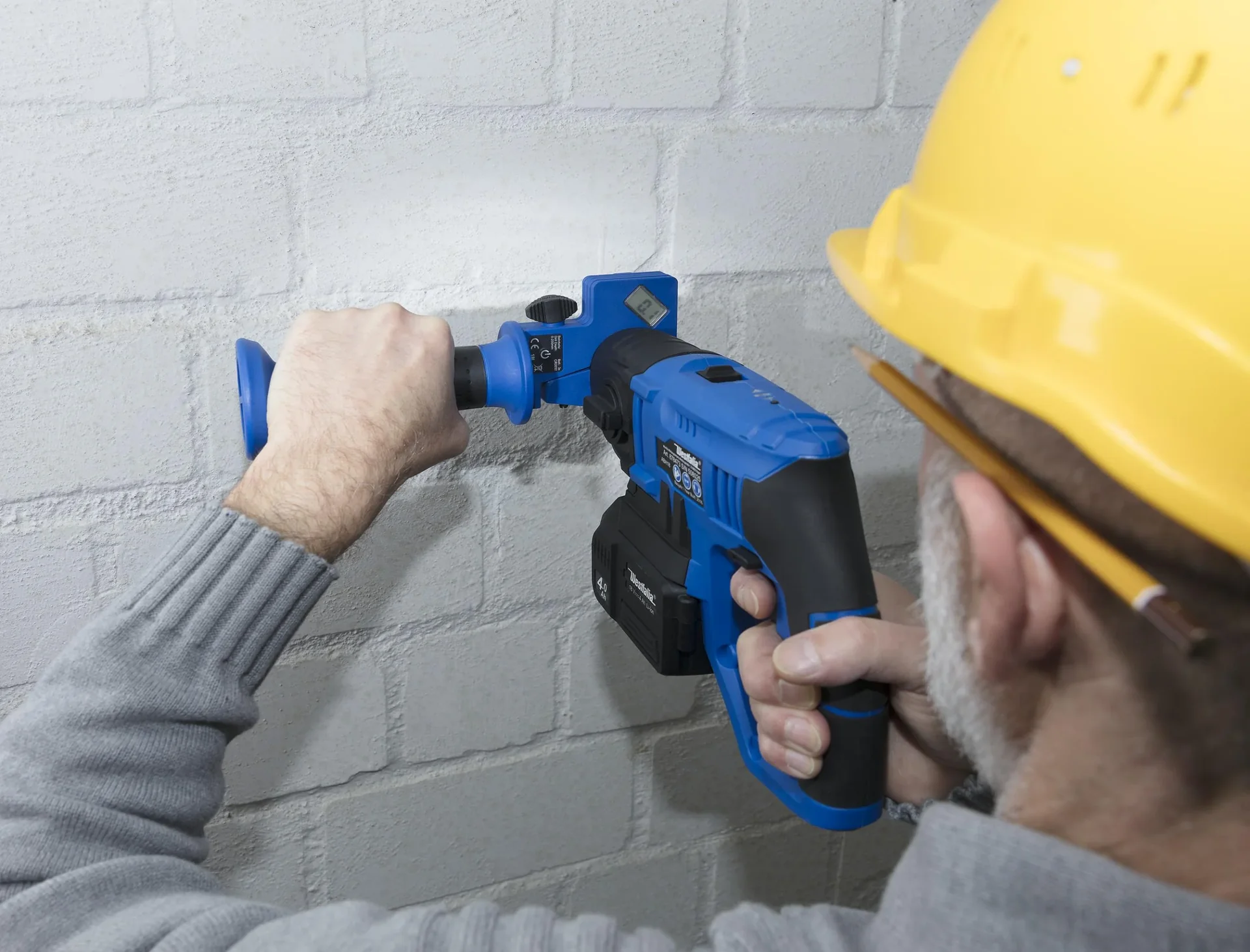 Bohrtiefenmesser BT95 inklusive 4 SDS-Plus Bohrer - 5