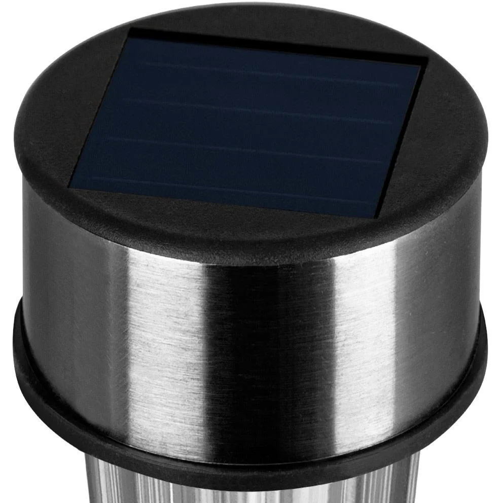 LED Solarlampen 8er Set - Edelstahl - Gartenbeleuchtung - Spülenstrahler- 31cm - 1