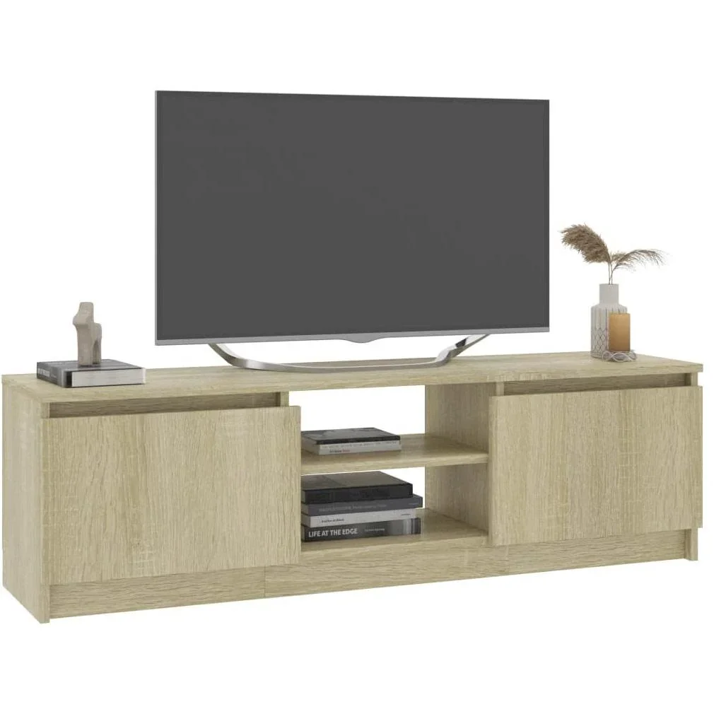 TV-Schrank 120x30x35,5 cm Spanplatte Sonoma Eiche - 1