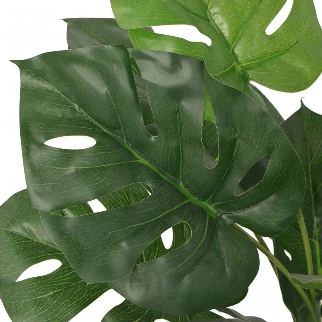 Kunstpflanze mit Topf monstera 45 cm grün - 0