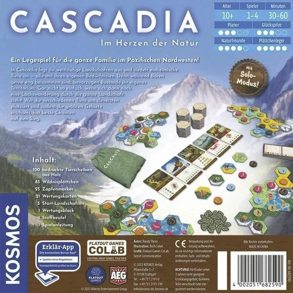 Gesellschaftsspiel Cascadia - Im Herzen der Natur - 2