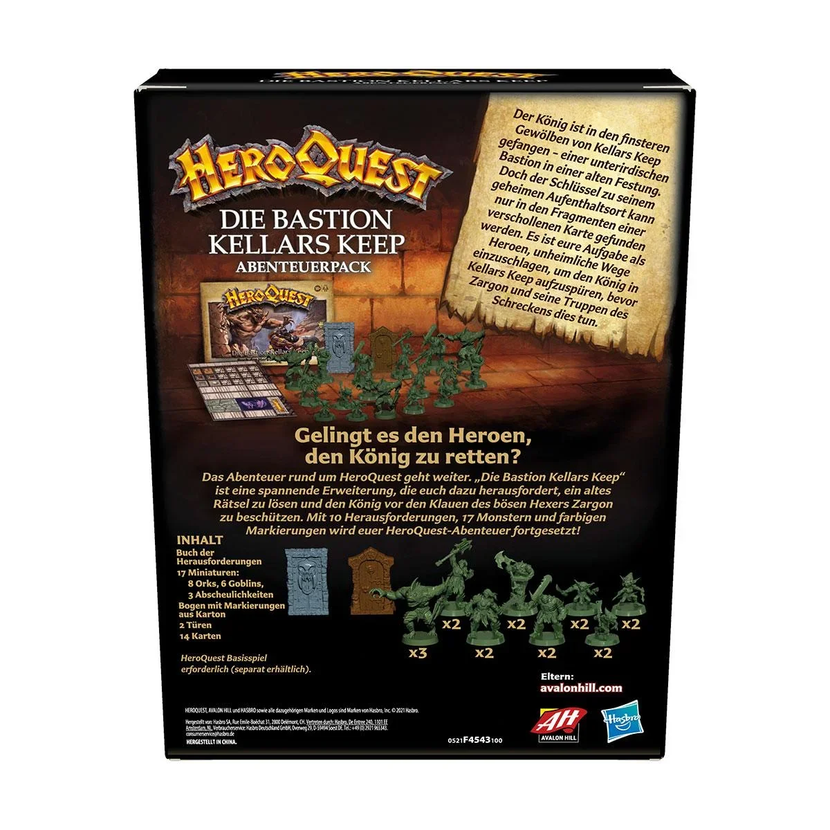 HeroQuest Die Bastion Kellars Keep - Erweiterung - 1
