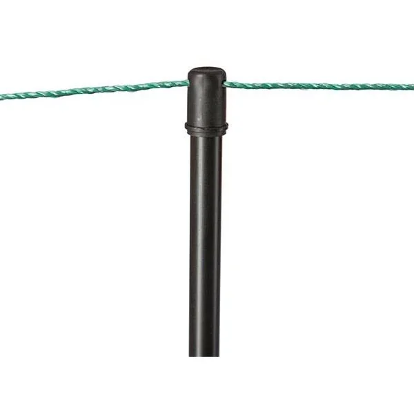Ovi Netting Grün 108Cm - 50 Meter Doppelpfosten, Schwarzer Pfosten - 2