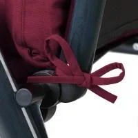 Set aus 6 Kissen Vanamo rot 129x53x10cm - 4