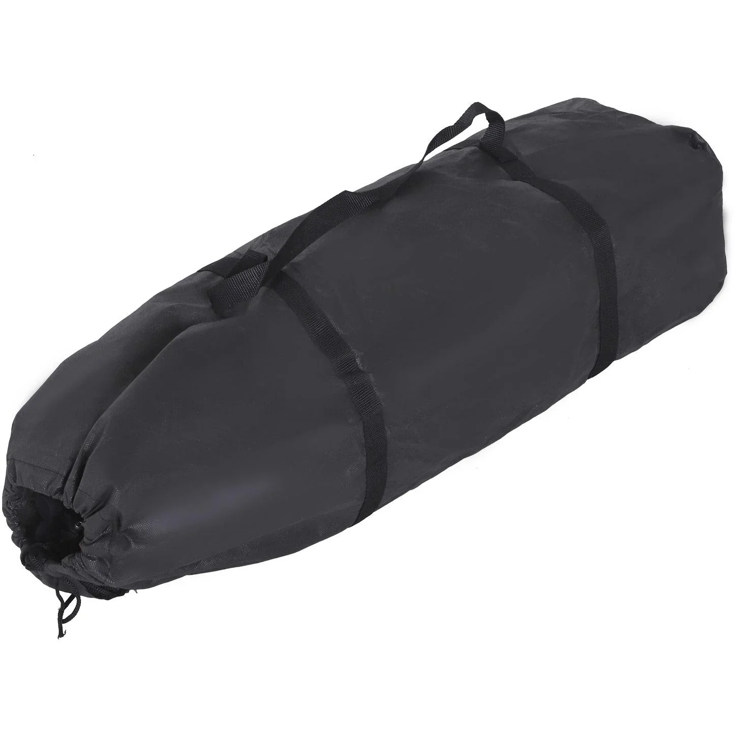 Babybett Kinderreisebett klappbar Klappbett mit Matratze + Rollen Tragetasche Schwarz 120 x 60 x 75 cm - 3