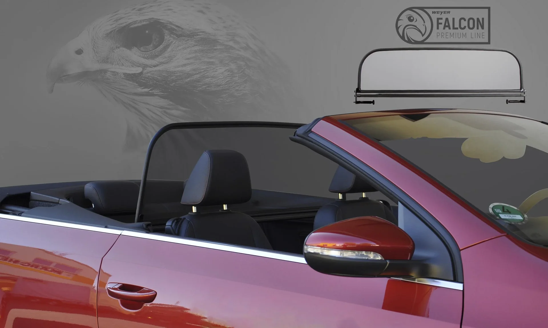 Cabrio Windschott - Premium-Line VW Golf 6 Cabrio, Baujahr 2011> - 1