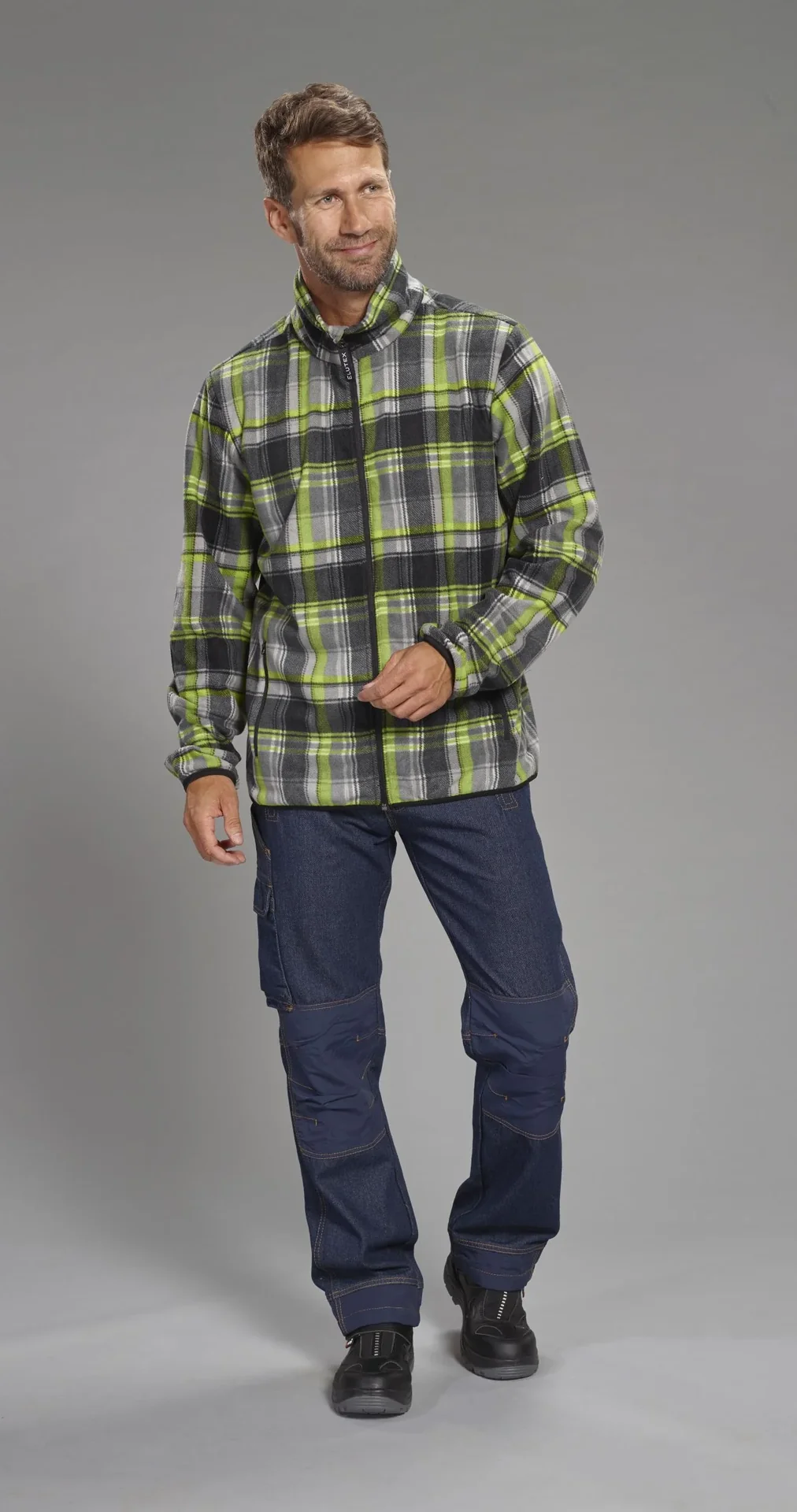 Arbeitsjeans mit Kniebesatz, Farbe blau, Gr.48 - 7