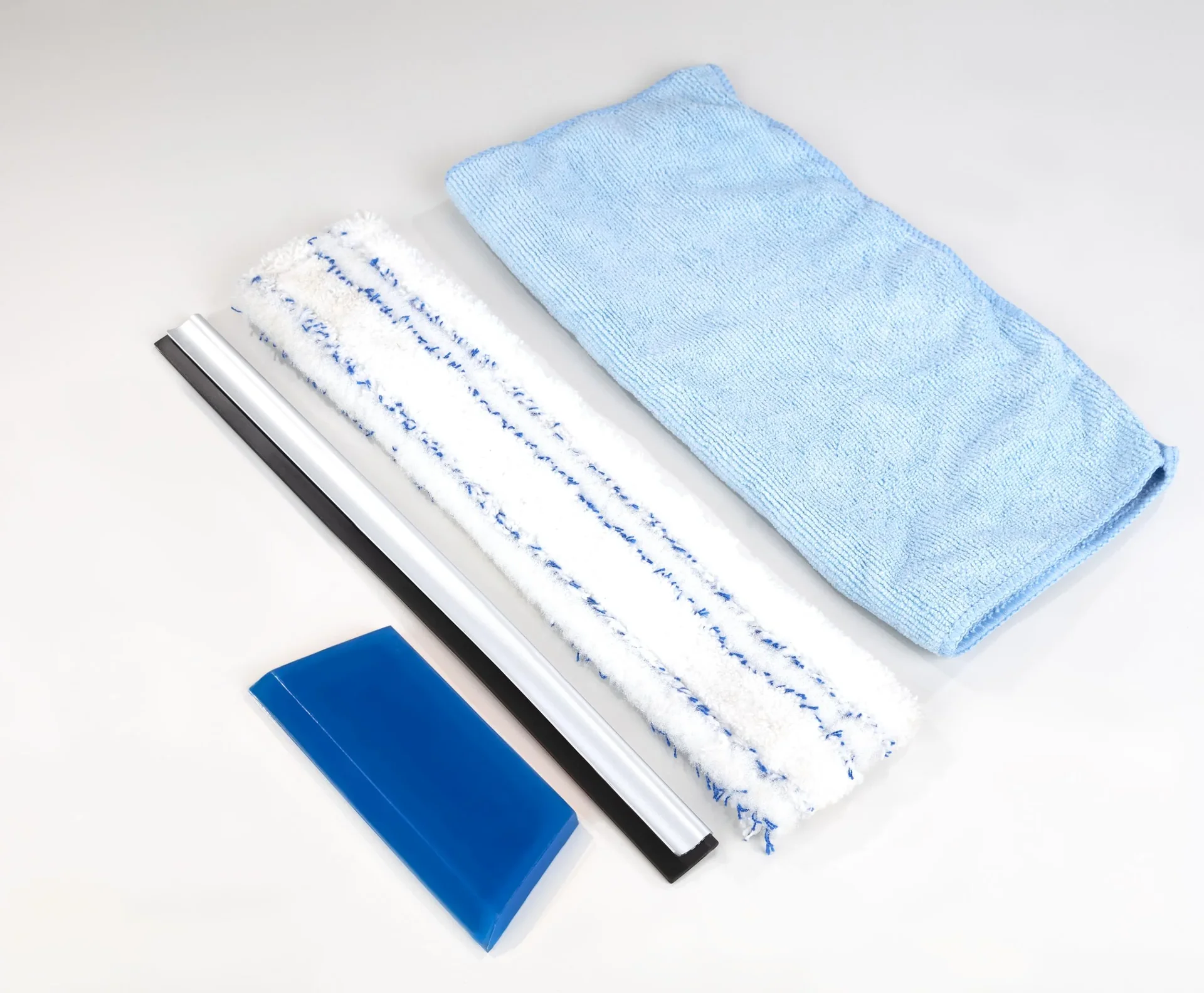 Teleskop-Fensterwischer, mit Schmutzkratzer, 3,88 m - 7