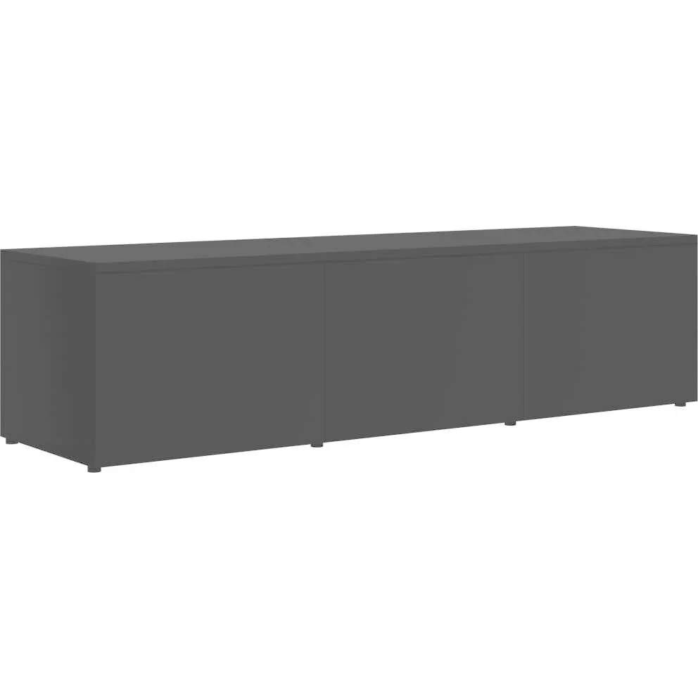 TV-Schrank 120x34x30 cm Spanplatte schwarz - 2