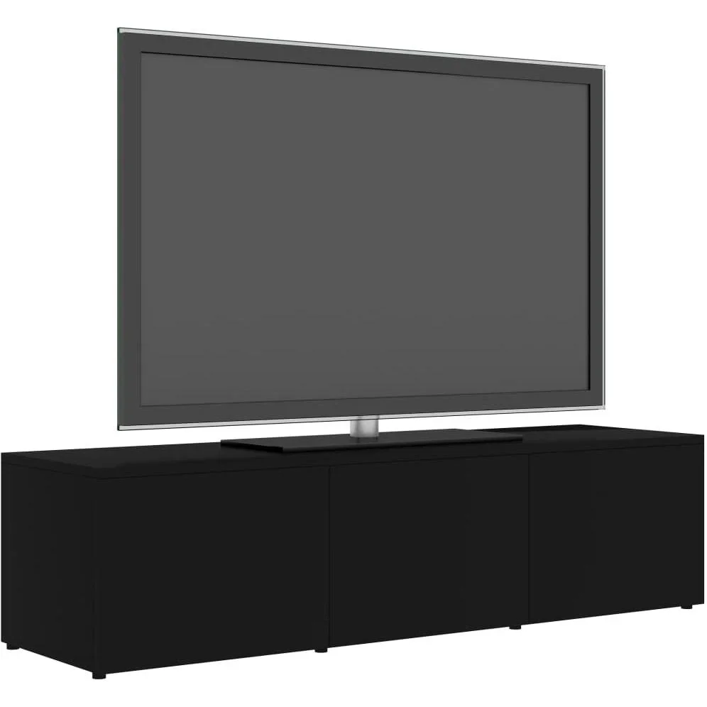 TV-Schrank 120x34x30 cm Spanplatte schwarz - 3