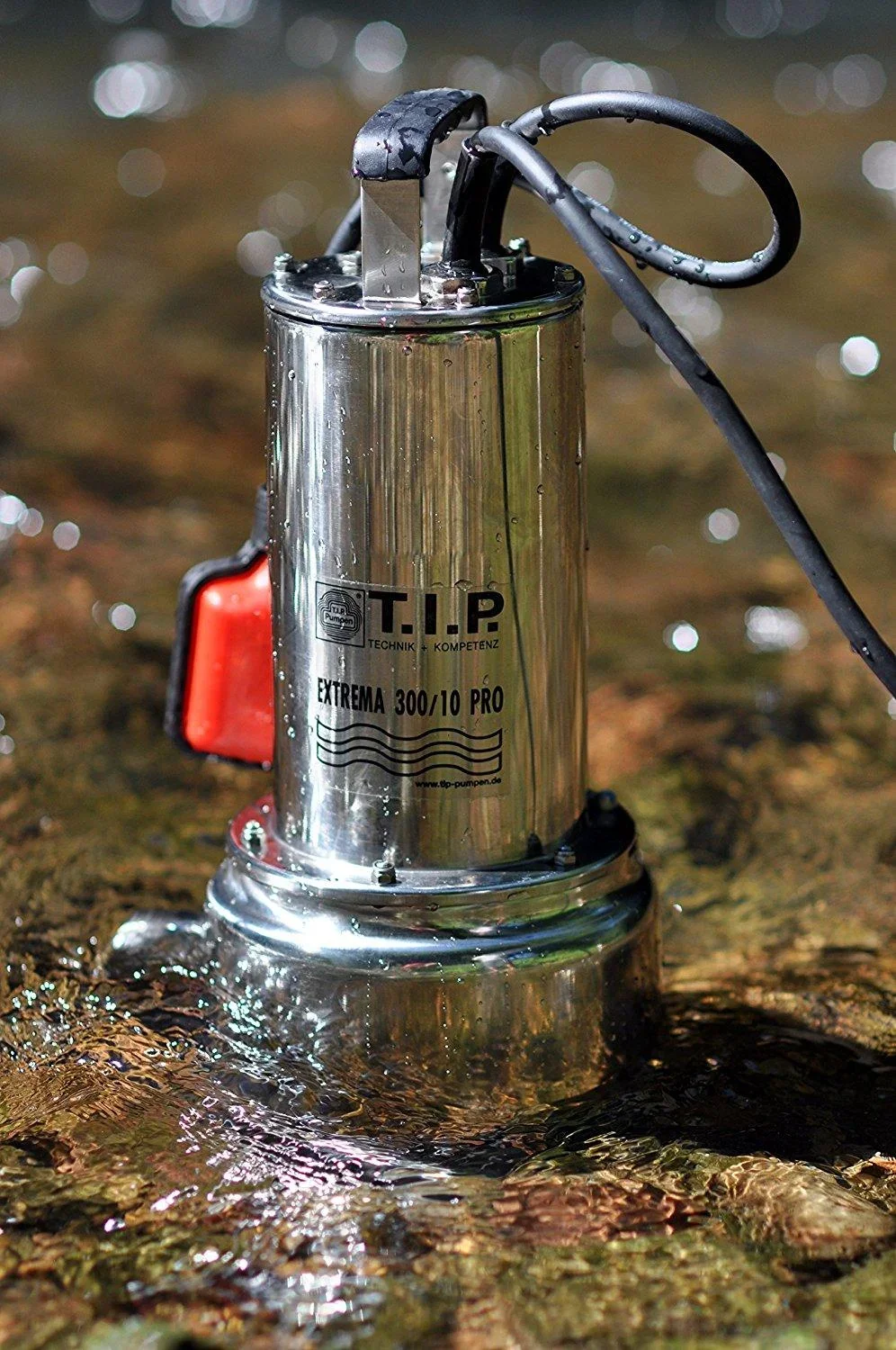 Schmutzwasser Tauchpumpe Edelstahl Extrema 300/10 Pro mit Edelstahllaufrad, bis 19.500 l/h Fördermenge - 2