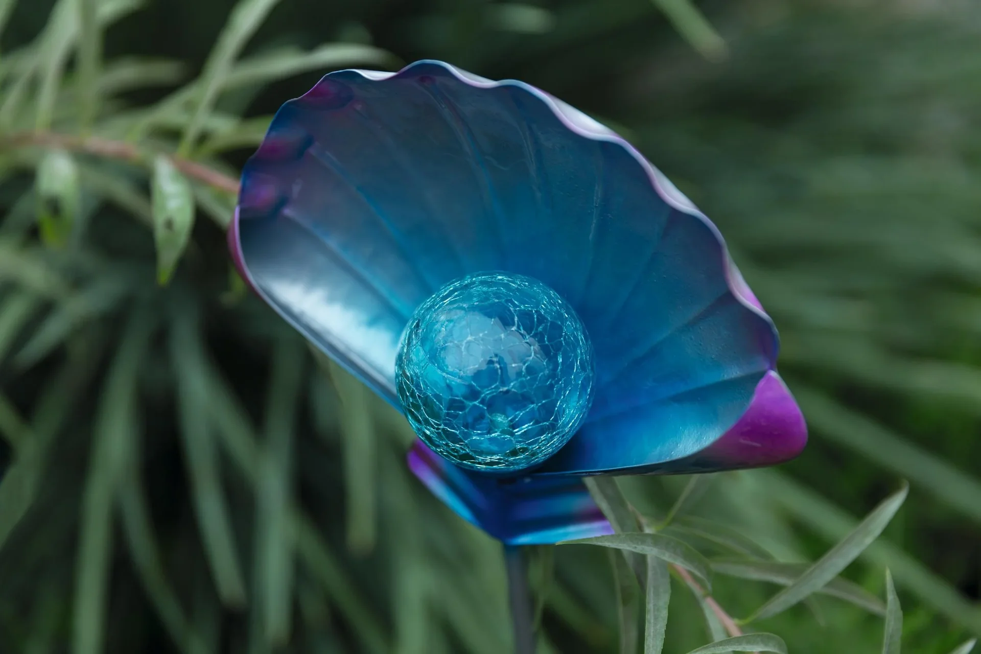 Solar LED Leuchte in Muschelform CASCARA - 0