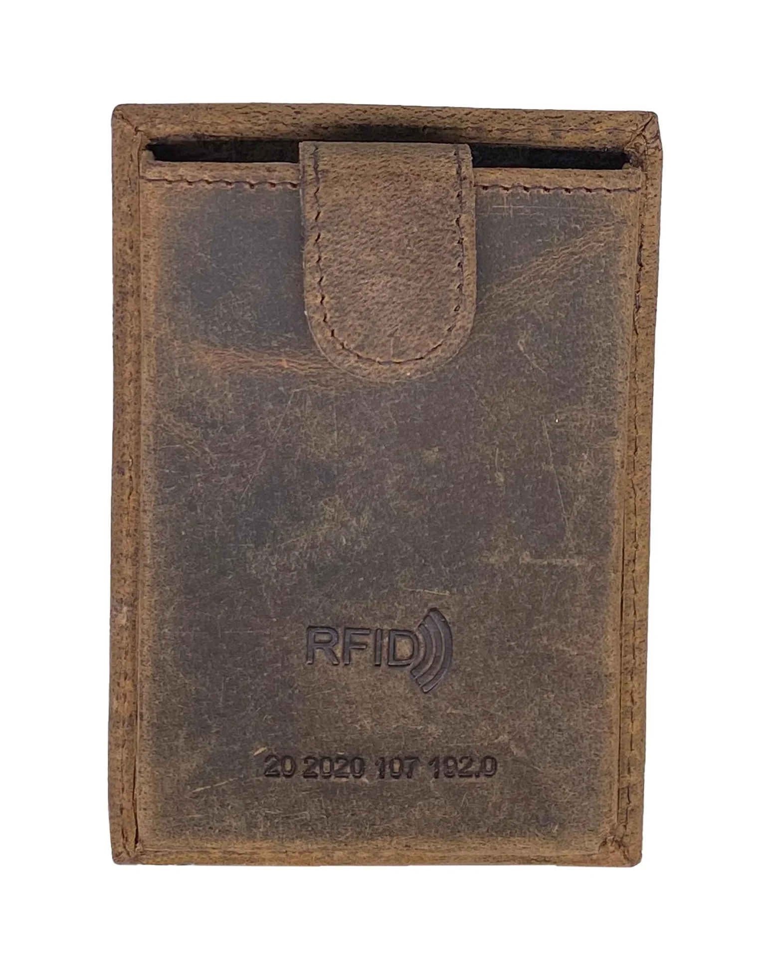 Kreditkartenbörse "Push & Pull", braun - 0