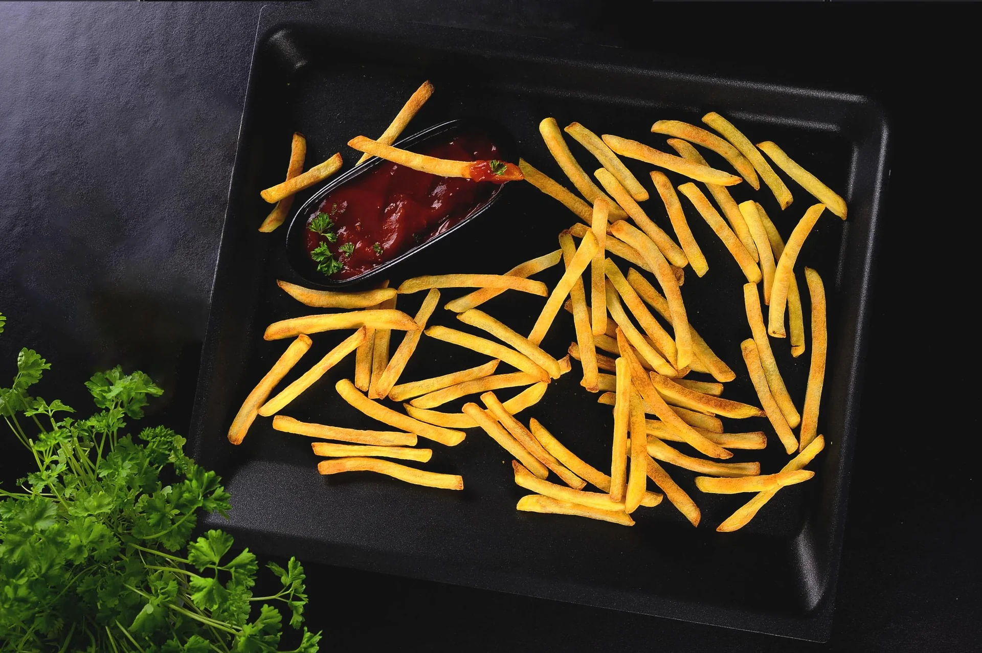 Ofen- und Backplatte, Backblech, tief, 459 x 370 x 30 mm - 3