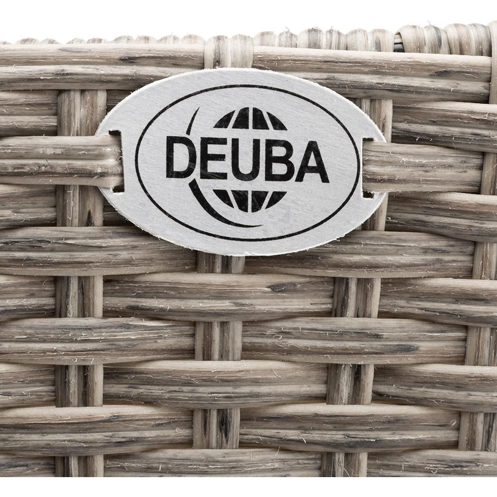 2x Rattan Balkonpflanzer creme - 3