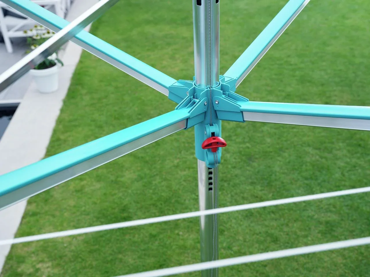 Wäscheschirm "Linomatic 400 Easy", 40 Meter Trockenfläche, 4 Waschladungen - 4