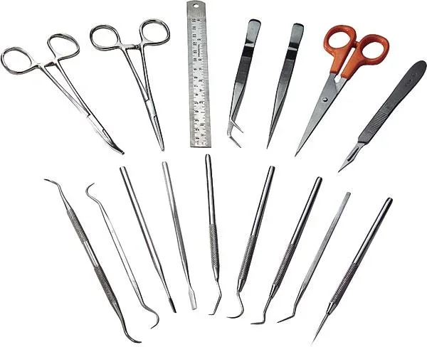 Feinwerkzeug Set, 17-teilig für Bastler im Etui mit Reißverschluss (100% Polyamid) - 2