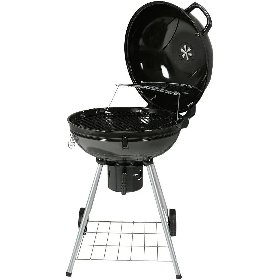 Vargan Kugelgrill - Holzkohlegrill - Grillfläche Ø 45 cm - Mit Aschekasten - 1