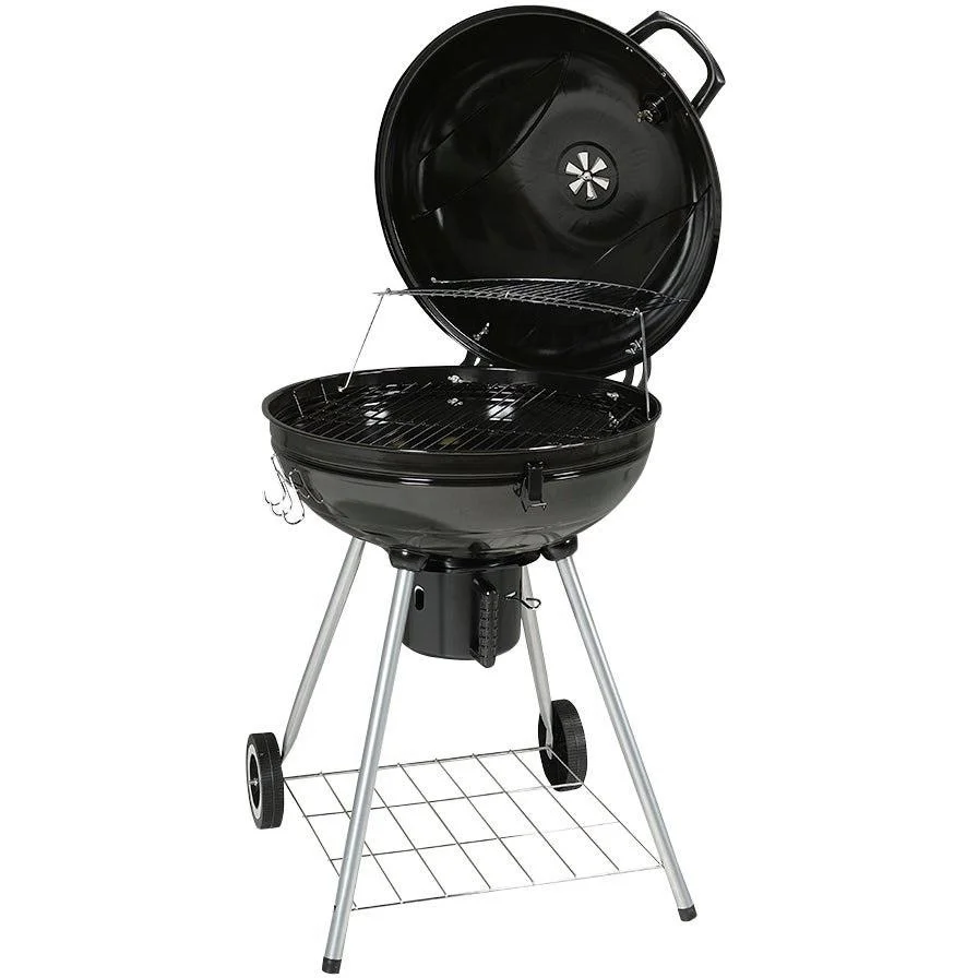 Vargan Kugelgrill - Holzkohlegrill - Grillfläche Ø 45 cm - Mit Aschekasten - 4