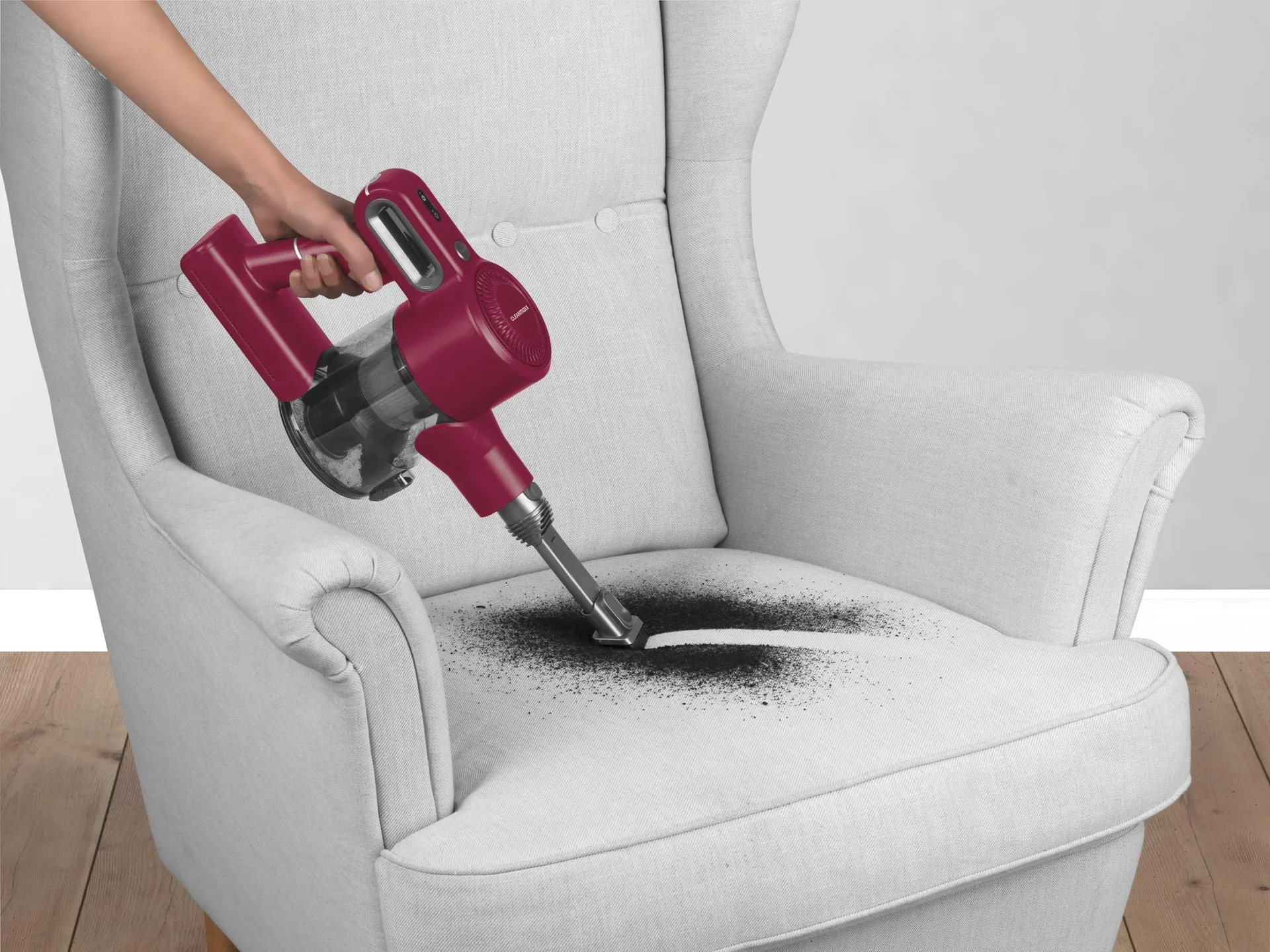 Power Akku Zyklon-Hand/Bodensauger, 22,2V, rot, 150 Watt - 5