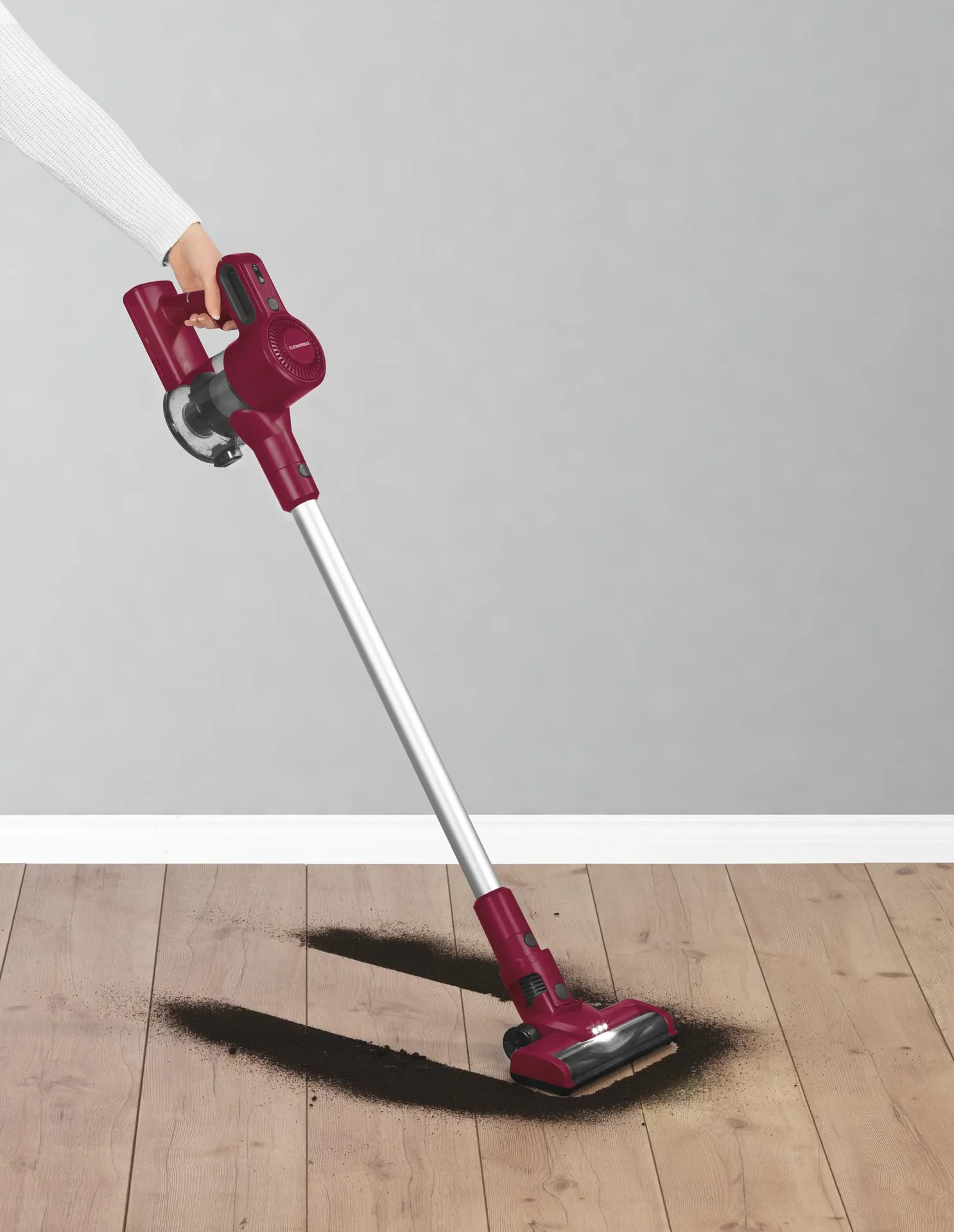 Power Akku Zyklon-Hand/Bodensauger, 22,2V, rot, 150 Watt - 6