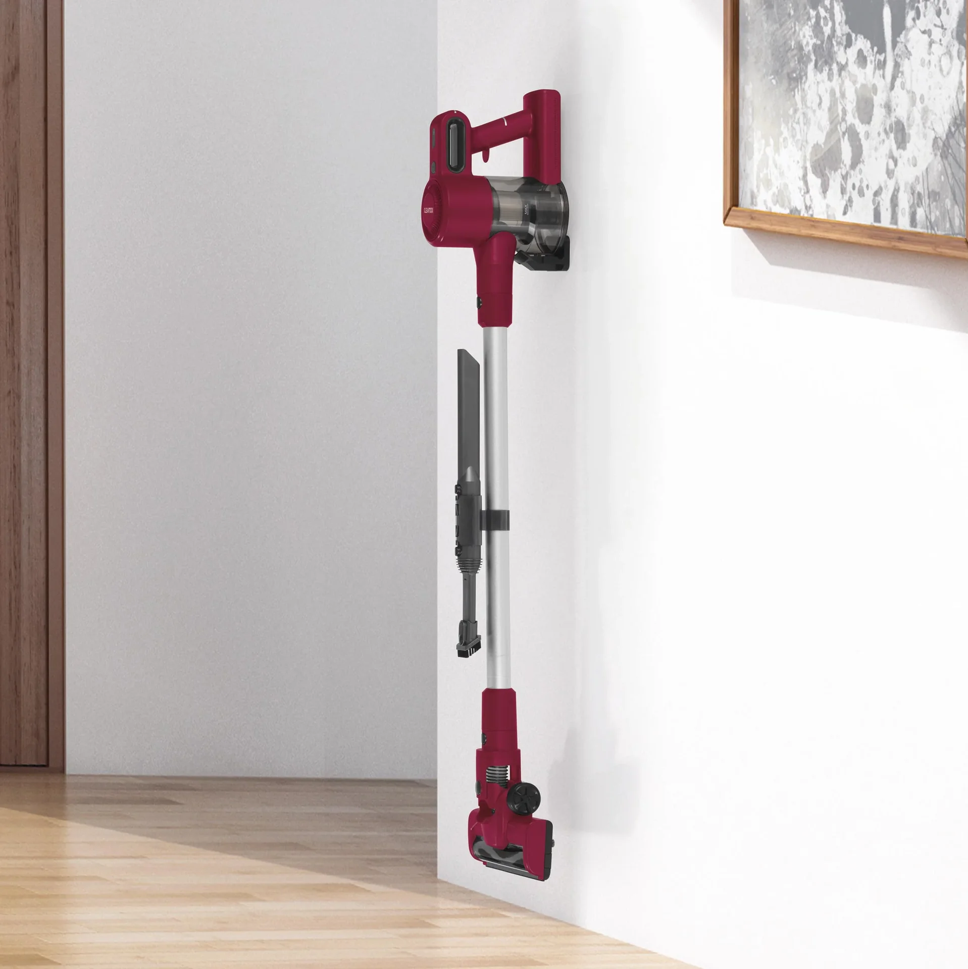 Power Akku Zyklon-Hand/Bodensauger, 22,2V, rot, 150 Watt - 8