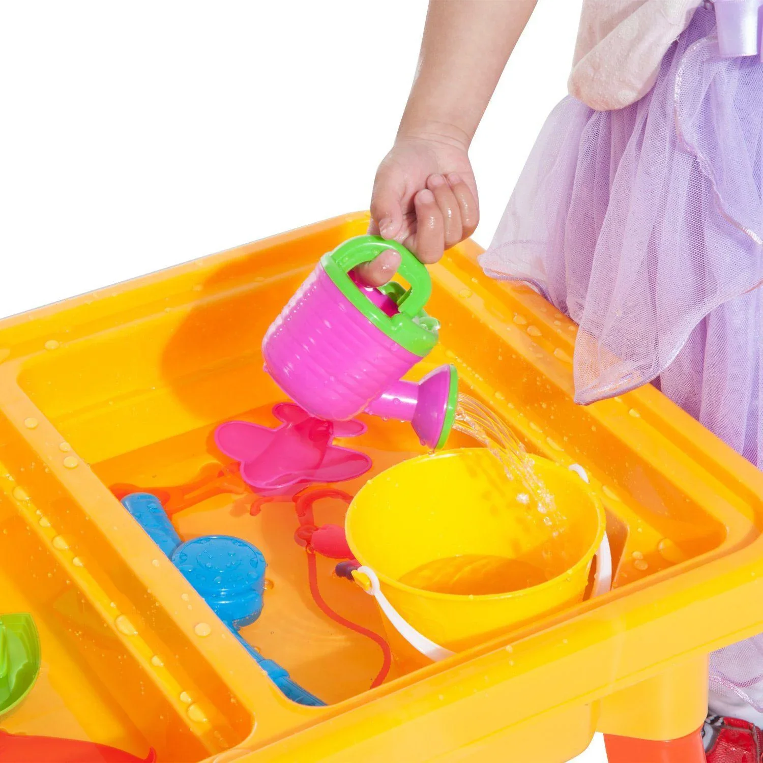 Spieltisch Sandkastentisch mit Zubehör - 2