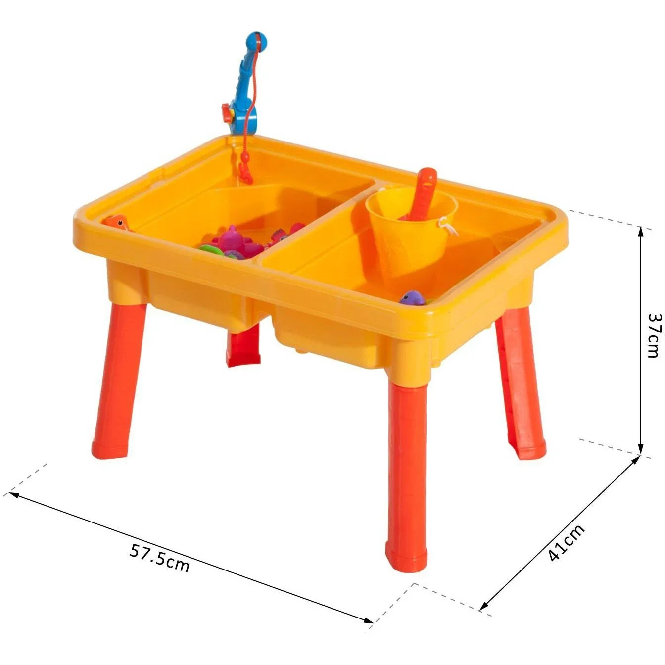 Spieltisch Sandkastentisch mit Zubehör - 3
