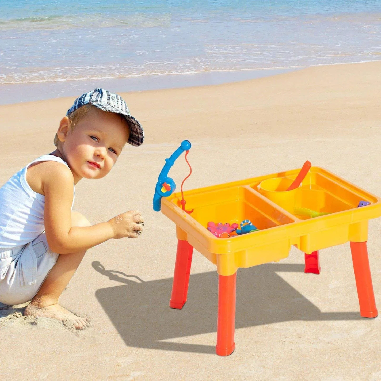 Spieltisch Sandkastentisch mit Zubehör - 5