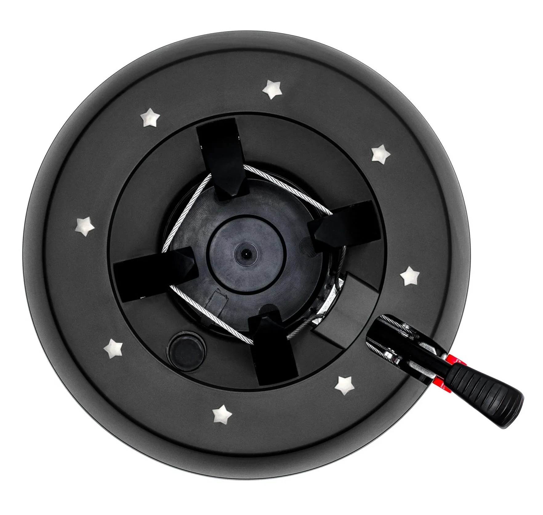 Christbaumständer, ∅ 340 mm mit Fußhebel-/ und Einseiltechnik - 0