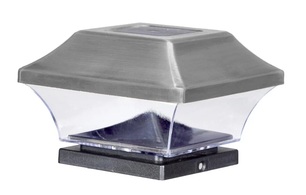 Solar Edelstahl Zaungpfostenleuchten - 2