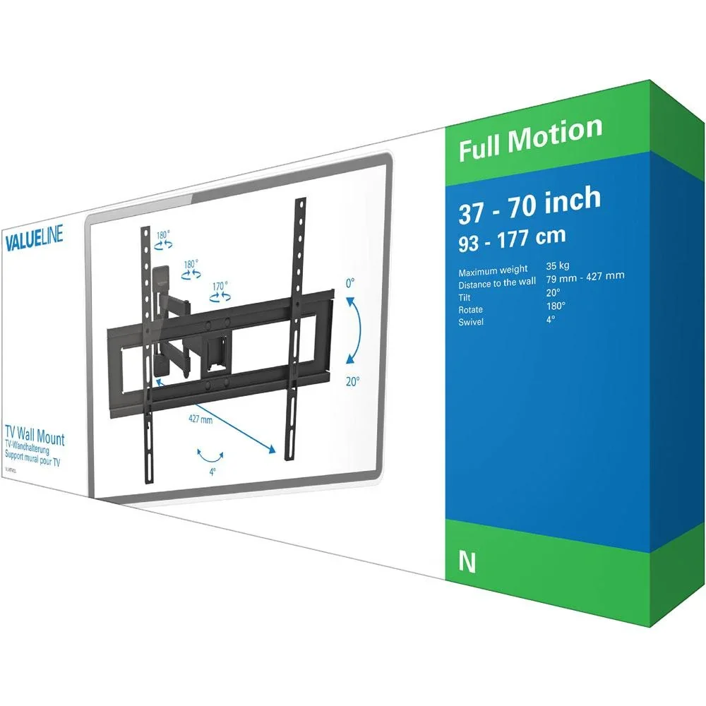 TV-Wandhalterung vollbeweglich 37 - 70 " 35 kg - 2
