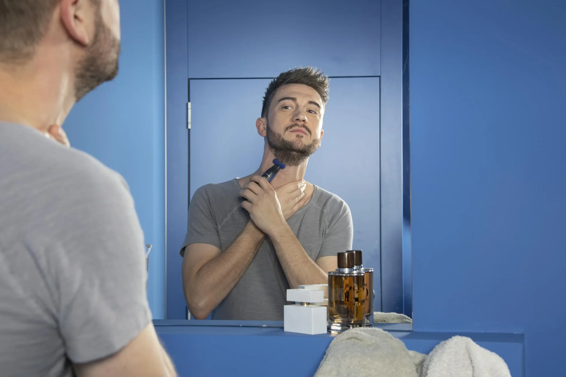 Rasierer für Gesicht und Körper, Bart-Styler. Trockenrasur - 7