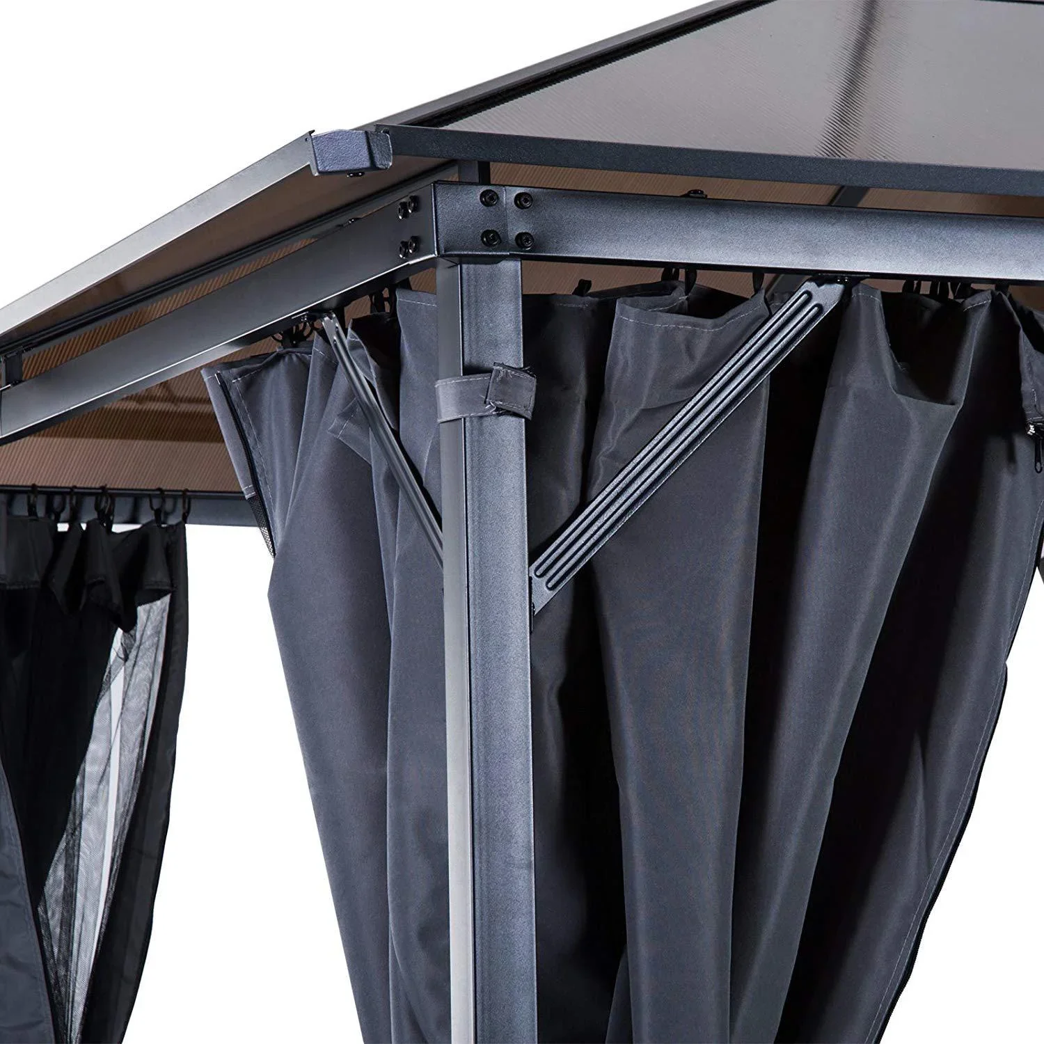 Gartenpavillon mit Seitenteilen - 5