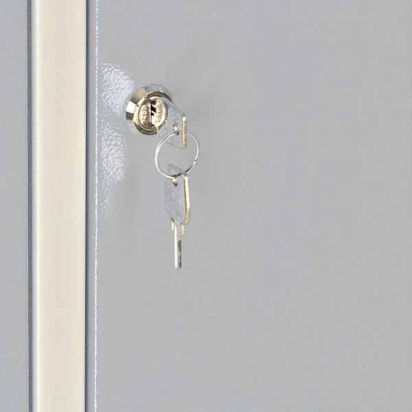 Umkleideschrank Spind RAL 7035, Komplett, 1775 x 890 x 500 mm - 1