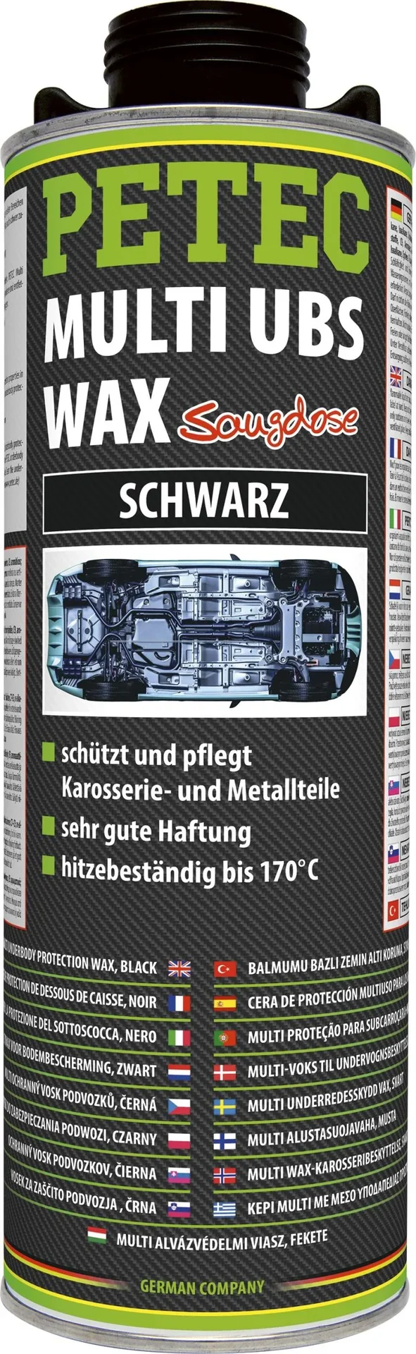 Multi Unterbodenschutz USB Wax-Saugdose - schwarz, 1000 ml - 0