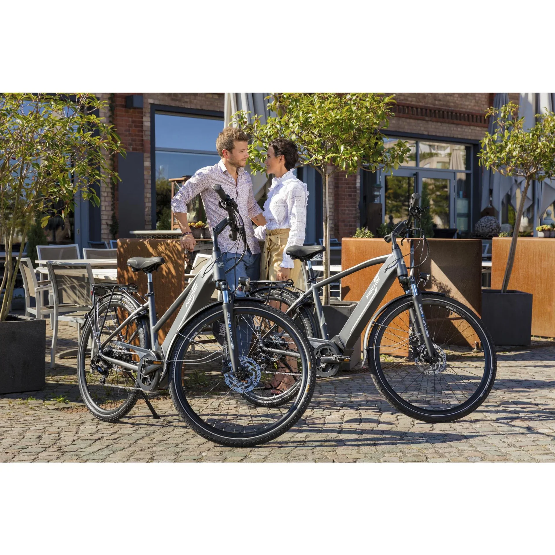 Damen E-Bike Trekking, 28 Zoll, Rahmengröße 44 cm,10-Gang Kettenschaltung, schiefergrau matt, VIATOR 5.0i - 8