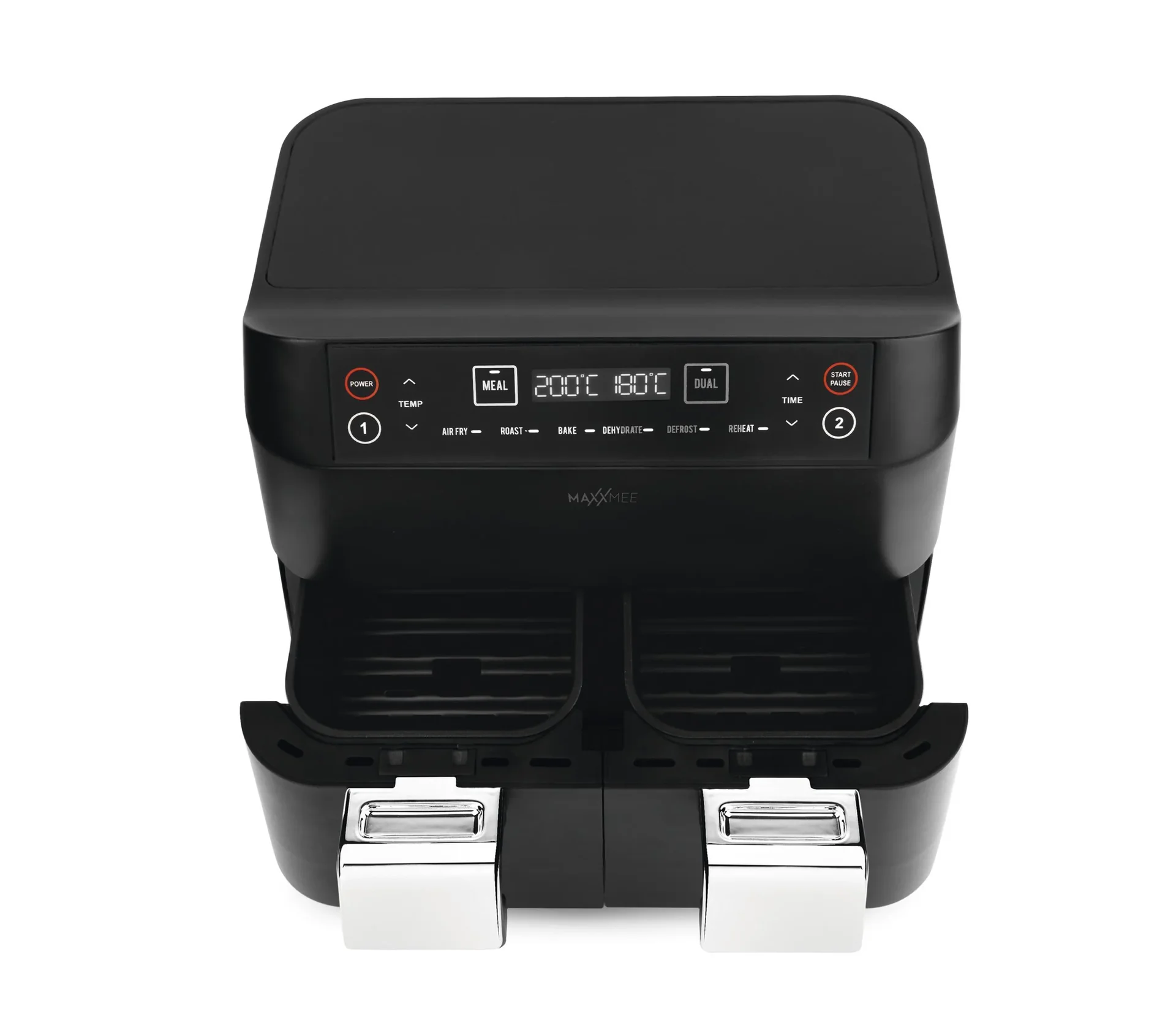 Heißluft-Fritteuse mit Doppelkorb, 2 x 3,8 l - 8