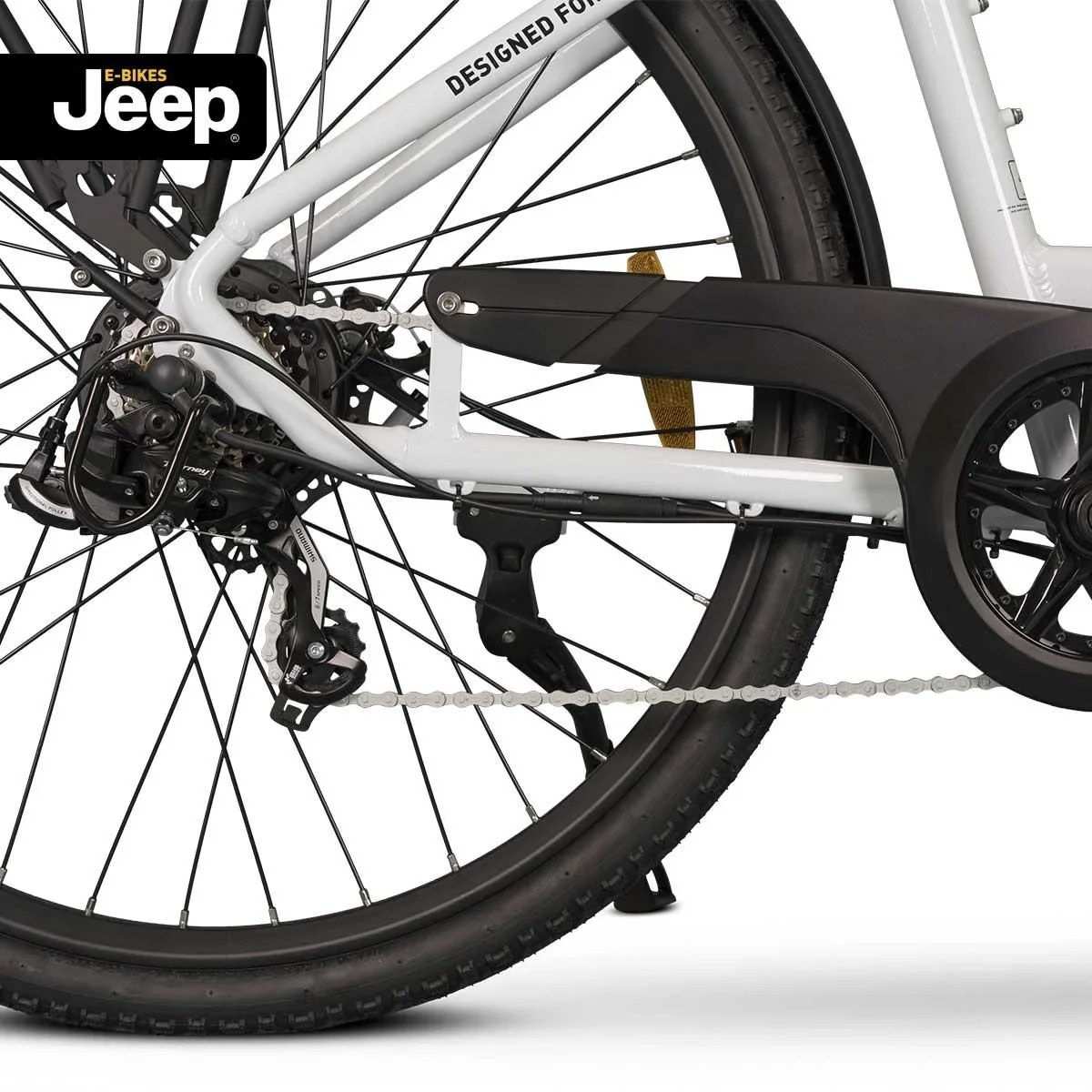 Unisex Trekking E-Bike, 28 Zoll, Rahmengröße 46 cm, 7-Gang Kettenschaltung, white, TLR 7021 - 4