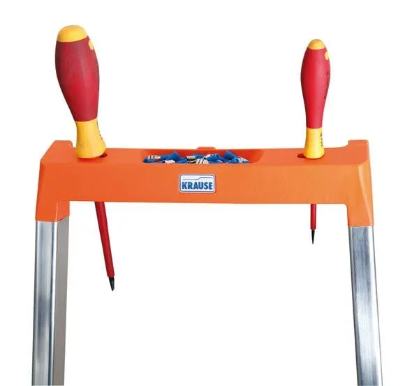 Stufen-Stehleiter mit 2 Stufen plus Plattform - 2