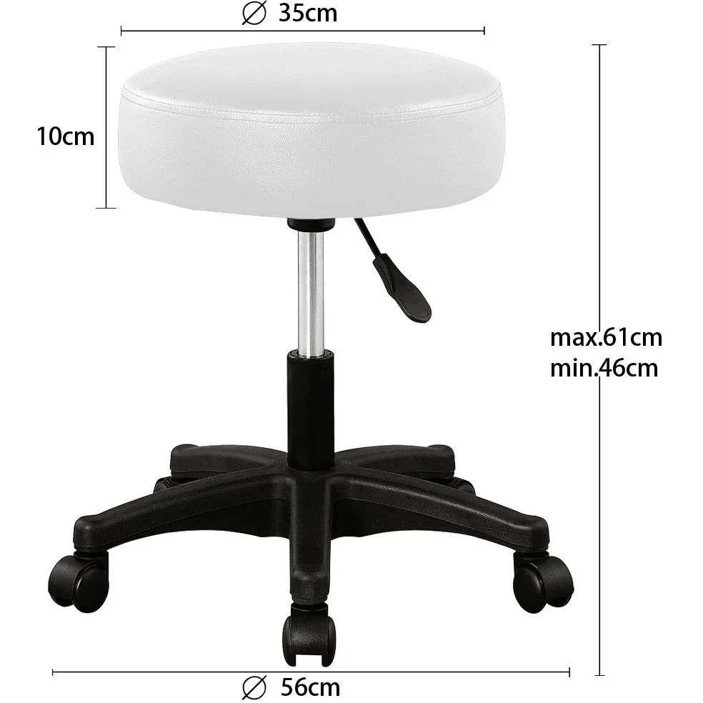Rollhocker Arbeitshocker - drehbar und verstellbar - 0