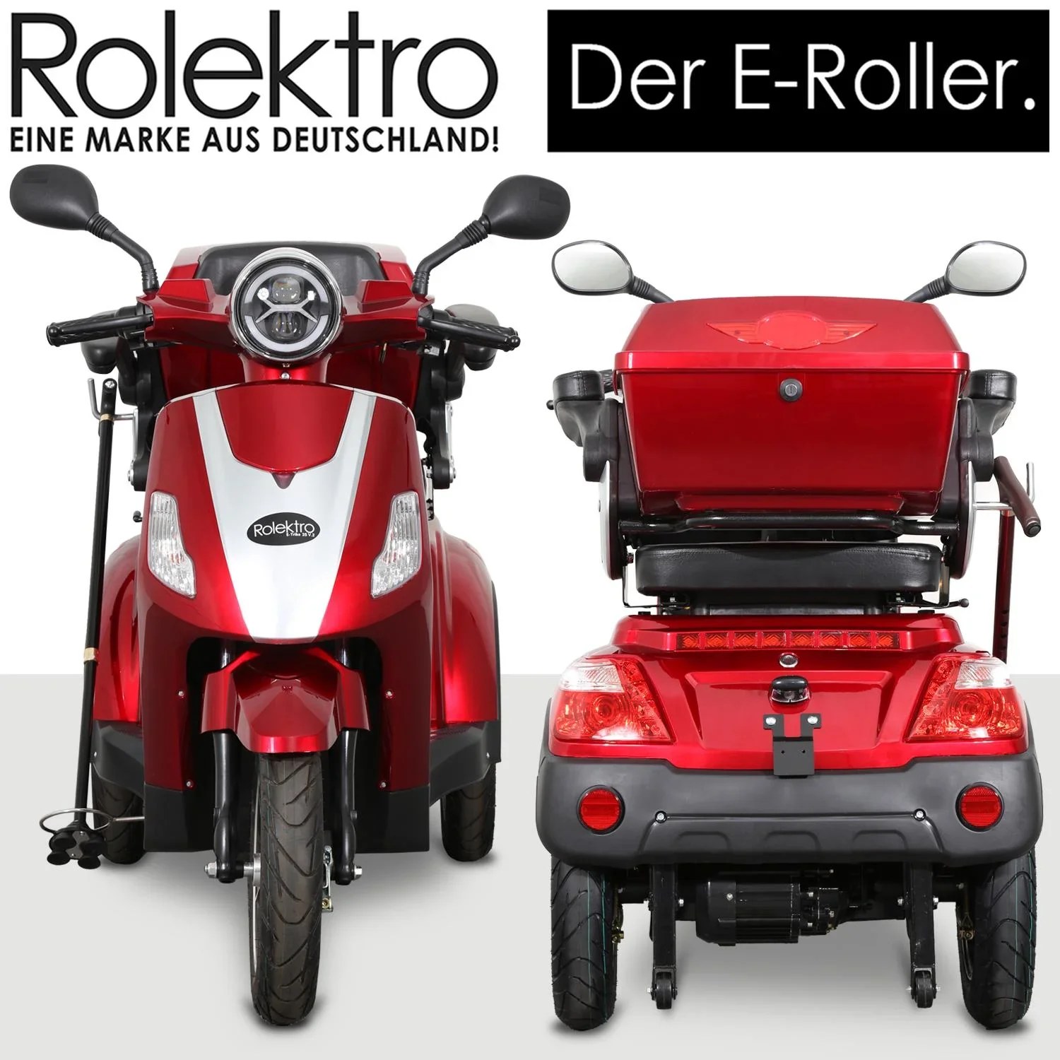 E-Trike 25 V.2, rot - 6