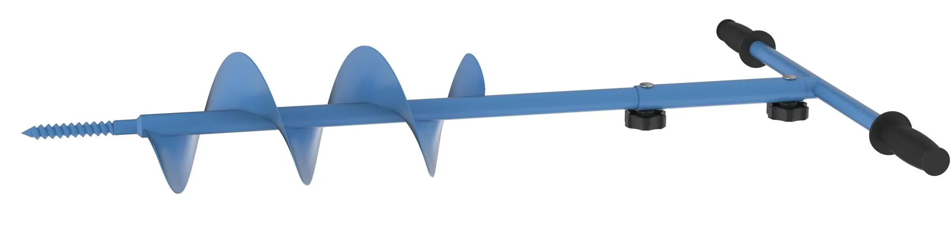 Handerdbohrer „GH 80-150“ 3in1, mit 3 Bohraufsätzen - 1