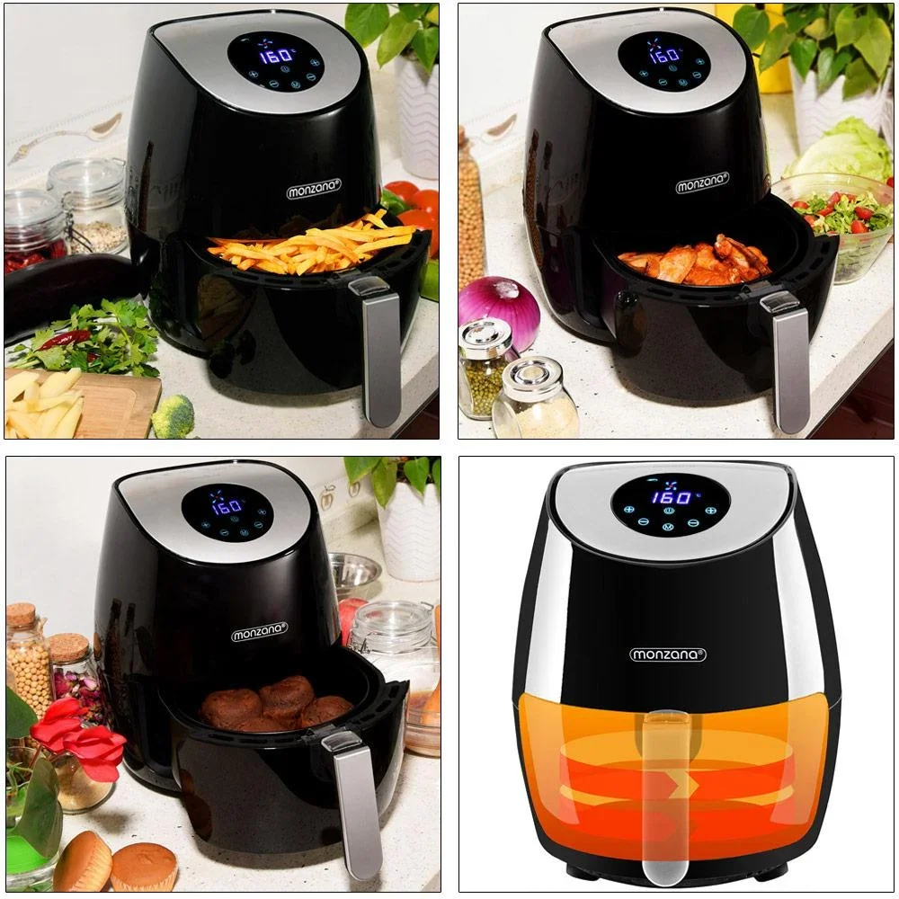 Friteuse 9 in 1 mit Touch-Display 3,6 Liter - Schwarz - 3