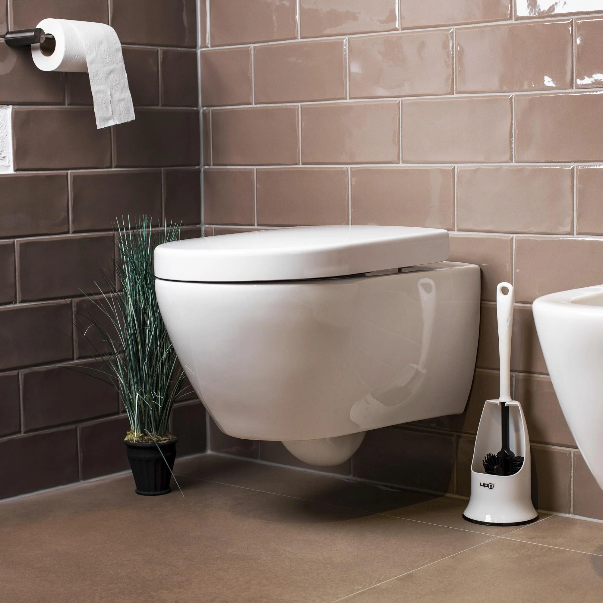 Silikon WC-Bürste, Schwarz - 0