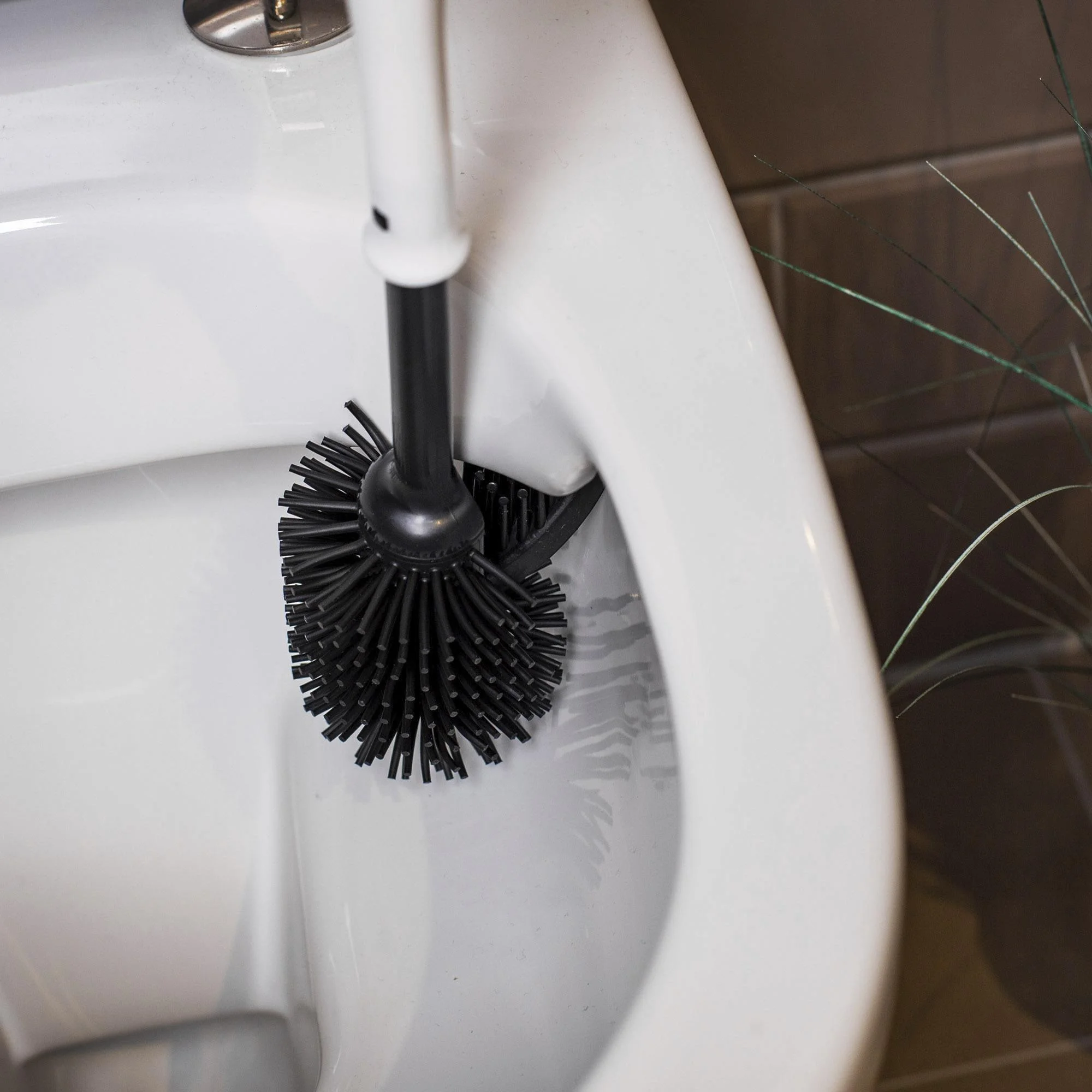 Silikon WC-Bürste, Schwarz - 4