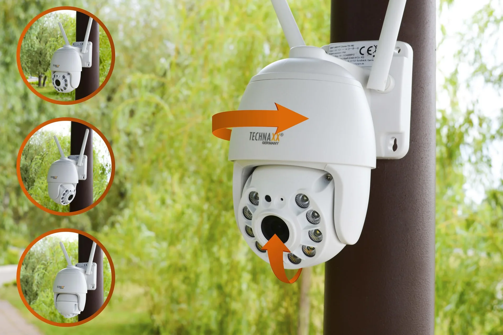 WiFi Dome Kamera mit Nachtsicht und Bewegungserkennung - 1