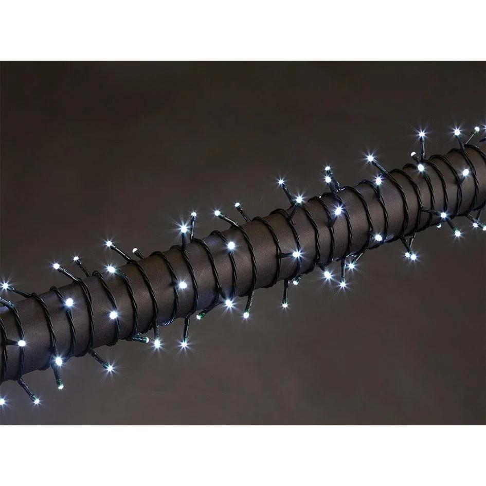 Vellight Weihnachtsbeleuchtung - 12m - 160 LEDs - Weiß - Innen & Außen - 2